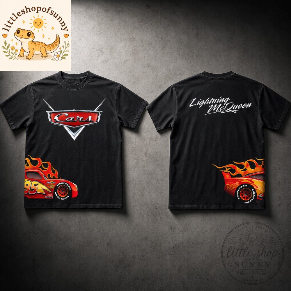 Lightning McQueen Disney Cars Graphic T-Shirt