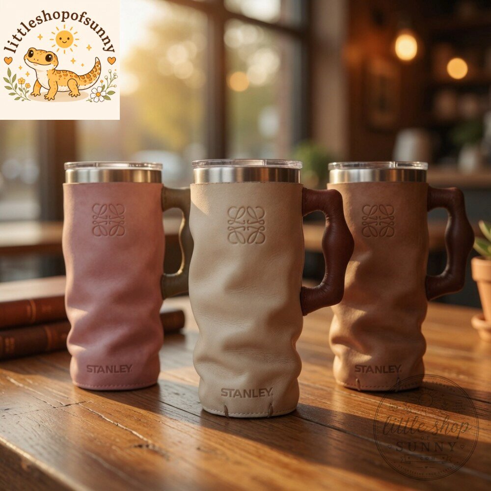 Loewe x Stanley Leather Wrapped Tumbler
