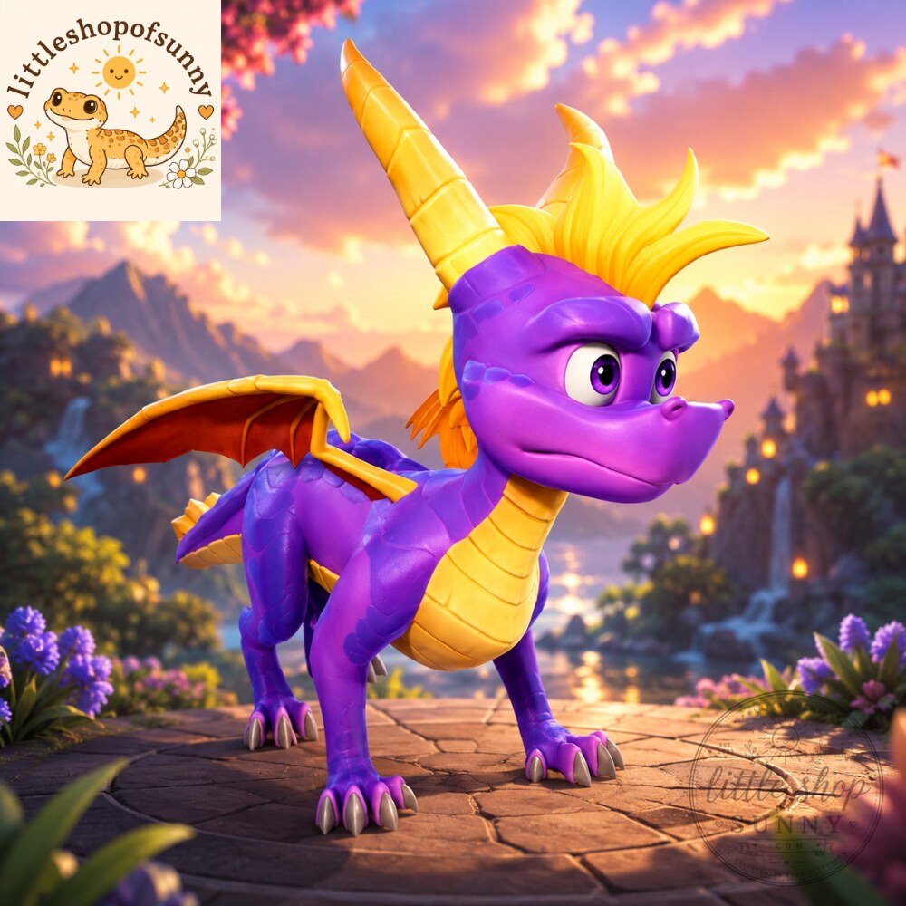 Spyro the Dragon Collectible Figure 2026 Edition 4 Spyro the Dragon Collectible Figure 2026 Edition
