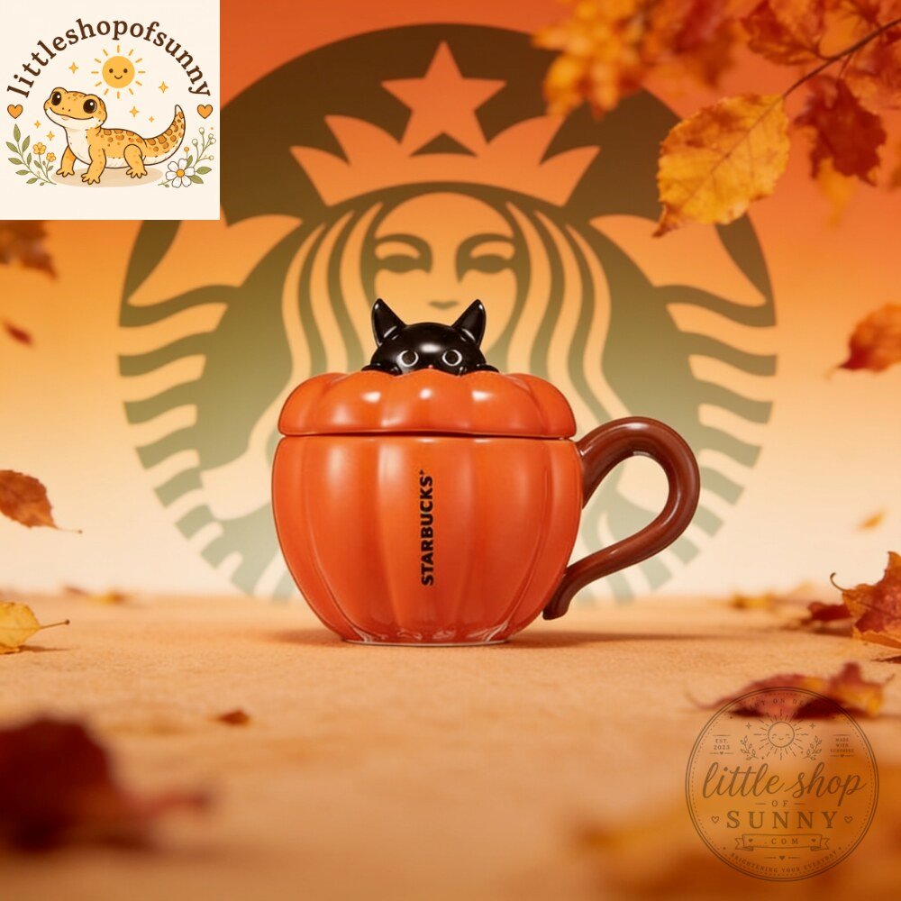 Starbucks Halloween Pumpkin Black Cat 2026 Starbucks Halloween Pumpkin Black Cat Collectible 2026 – image 2 of 3