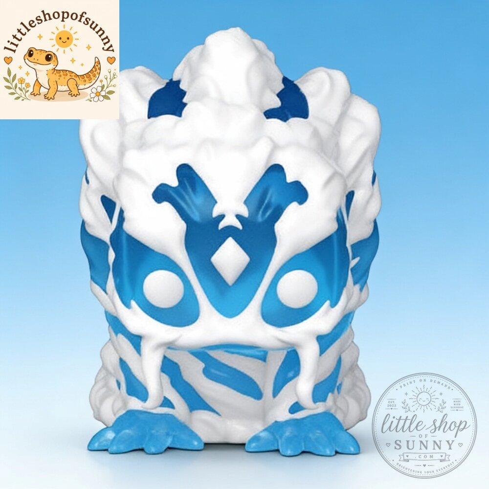 Yeti Devil Fruit Figure from the popular game Blox Fruits Yeti Devil Fruit Figure - Blox Fruits Game Collectible – image 2 of 3