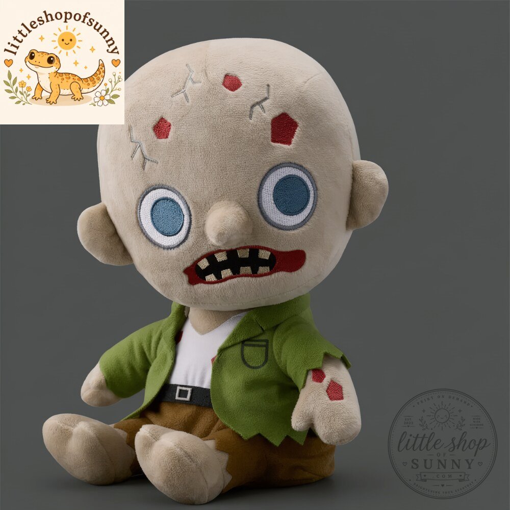 Zombie Plush Toy Spooky and Adorable Stuffed Monster Doll 2026