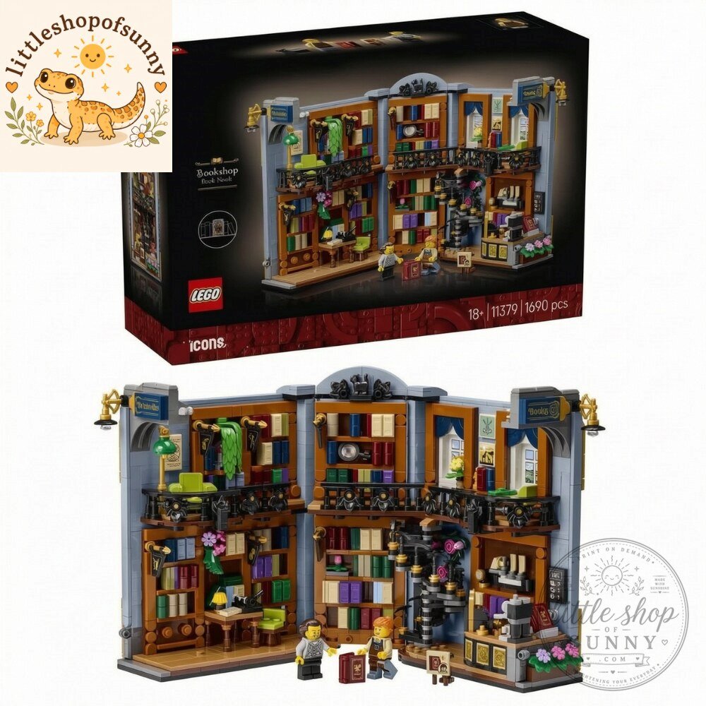 LEGO Icons Bookshop Book Nook Set