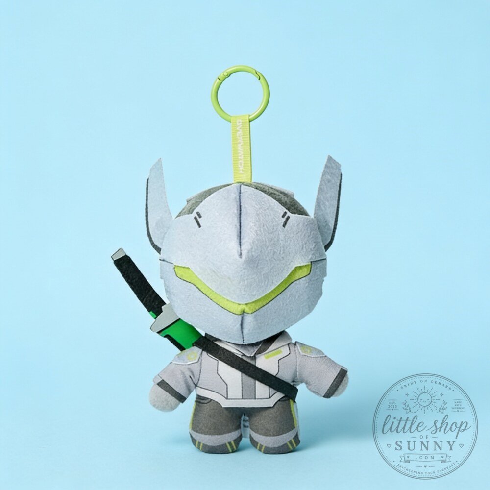 Overwatch Plush Keychain Genji Juno Kiriko Collectible Toys 5 Overwatch Plush Keychain Genji Juno Kiriko Collectible Toys